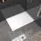 Pack receveur acrylique blanc 120x80 et grille décor aluminium blanc brillant - pack whitness ii Aurlane - PACR028