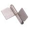 Paumelle de grille à souder MONIN - Forte lame dans l'axe - Acier décapé - 120x108 mm - 6400-643050