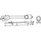 Cle mixte 24 mm SAM - 50A24
