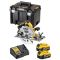 Scie circulaire xr 5ah 184 mm dewalt + 2 batteries + coffret tstak - dcs572p2-qw