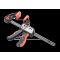 Presse rapide 1 main réversible URKO - Rail 20x6 - Serrage 450 mm - Saillie 80 mm - 210-1614045       