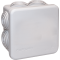 Boîte de dérivation 80x80x45 Sum'ohm étanche 7 entrées Gris IP55/IK07 - EUROHM - 50003