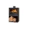 Poêle à bois GODIN Grand Chinon 11kW - Noir / acier émaillé - 362115