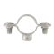 Collier Atlas simple en acier zingué blanc - M7x150 - Ø 20 mm - Boite de 100 - SCELL-IT - CS20