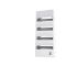 Coffret nu 52 modules 4 rangées schneider resi9