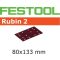 Abrasifs FESTOOL STF 80X133 P120 RU2 - Boite de 50 - 499050