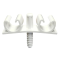 Fixation de tubes multicouche, PER et cuivre gainé ING FIXATION FIX-RING Multi double - Ø 22 à 26 mm - Boîte de 50 pièces - A332200