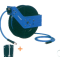Enrouleur automatique 15 m avec support orientable 180° 326215