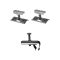 Jeu fixation radiateur clip horizontal - 138421