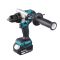 Perceuse visseuse à percussion LXT - Ø 13 mm - MAKITA - Avec 2 batteries 5 Ah + chargeur rapide + coffret Makpac - DHP492RTJ