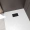 Grille perforée en inox noir mat pour receveur - 20.15x12.3x0.55cm - rock 2 grid drill Aurlane - FAC1000