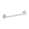 Barre d'appui droite en acier époxy blanc - 400 mm (sans vis) - Ø 25 mm - PRESTO - 60341