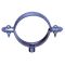 Collier descente gouttière acier galvanisé à chaud embase 7/150