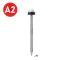 RoofLoc Scrail RF 38/42 x 63 Inox - Boite de 720 pièces - RF380639