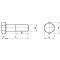Vis à métaux tête hexagonale ACTON inox A2 DIN933 - Ø10x100mm - boite de 50 - 6210210X100