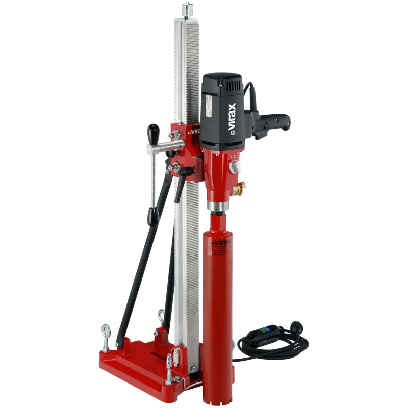 Carotteuse V150+ avec bâti + couronne diamantée Ø127 Virax