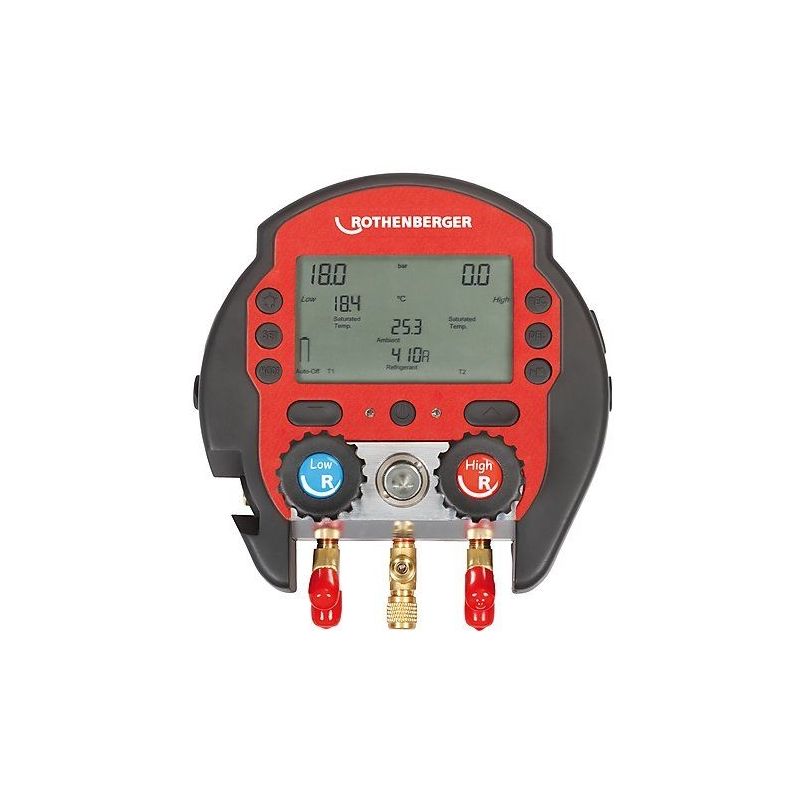 Set Rocool 600 pour mise en service et maintenance des circuits de réfrigération avec 1 pince de température