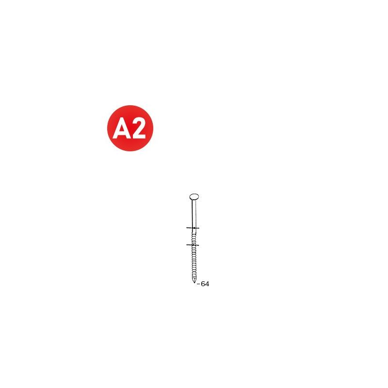 Carton de 7200 Coils 25/27 x 64 annelées INOX - 16F25649