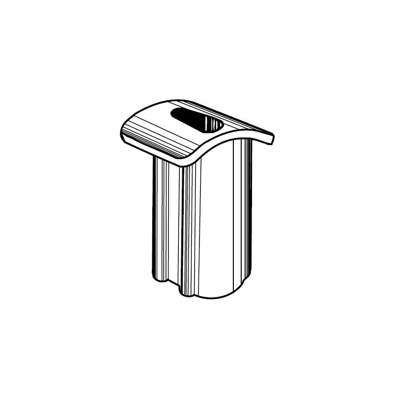 Pontet plastique tôle translucide