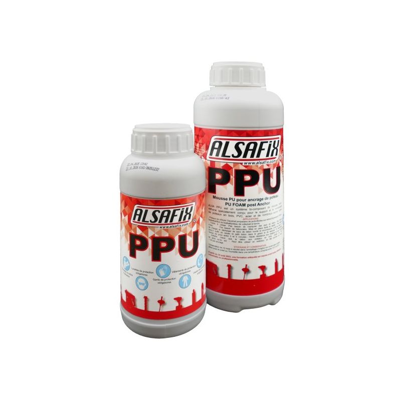 Mousse ALSA-PPU pour ancrage poteaux - 237PO385