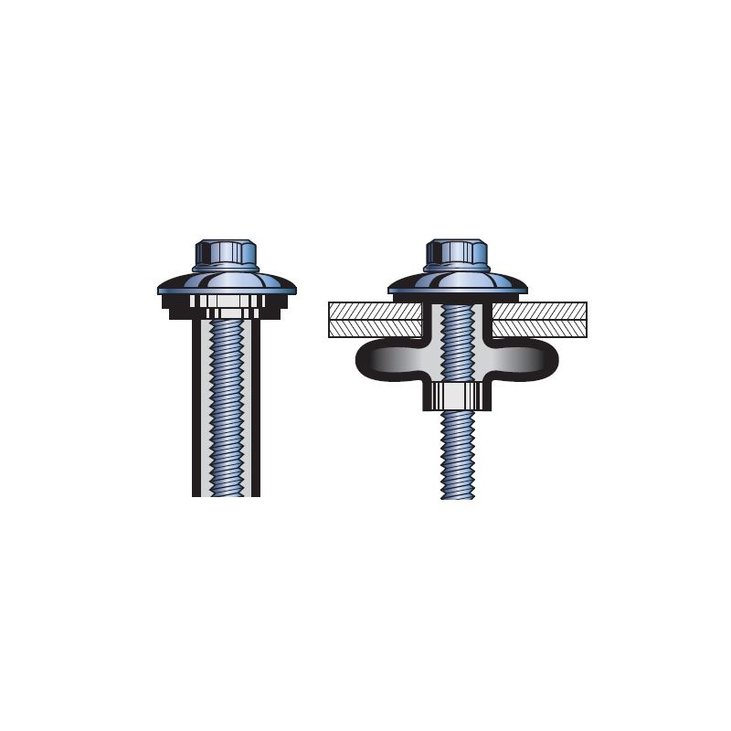 Fixation aveugle EPDM 