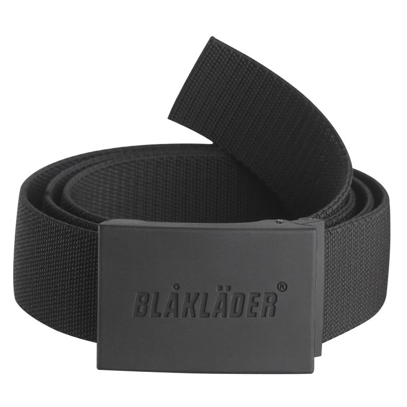 Ceinture boucle gomme Noir