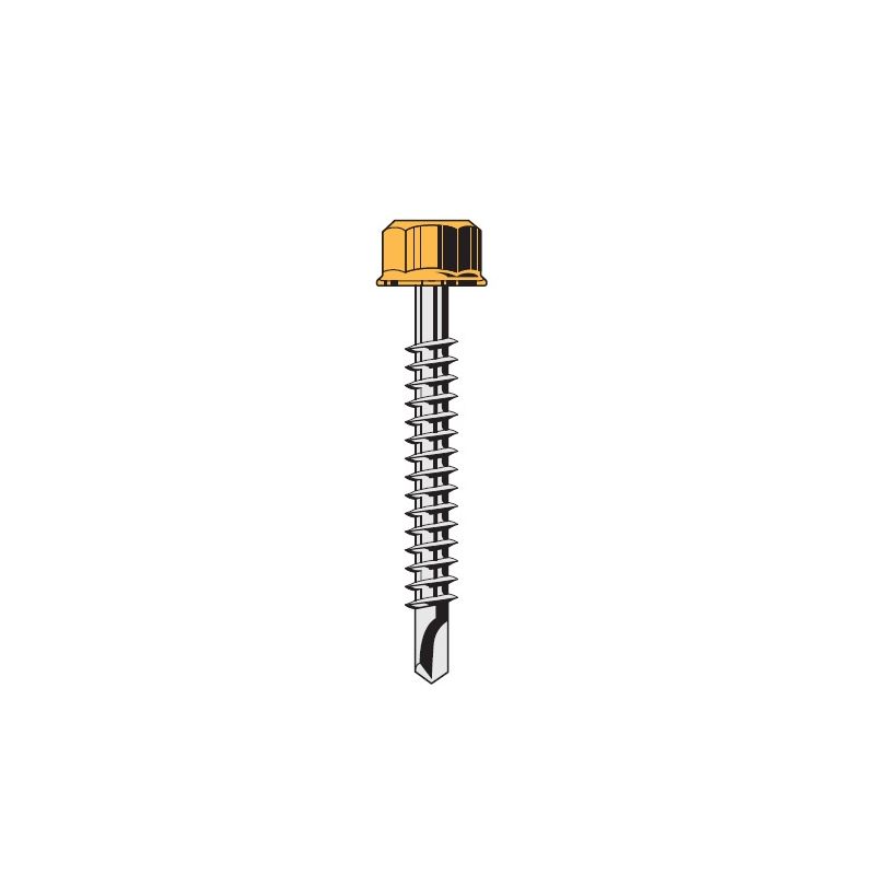 Vis tetalu P5 6,3x25mm ZN + rondelle