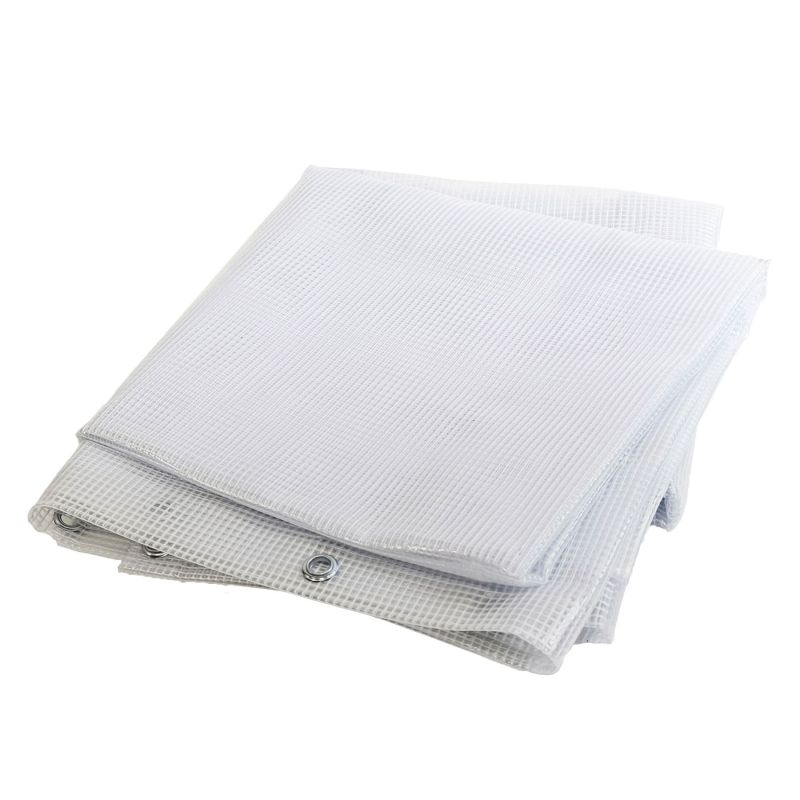 Bâche sur mesure translucide polyester enduit PVC 500 g/m² 