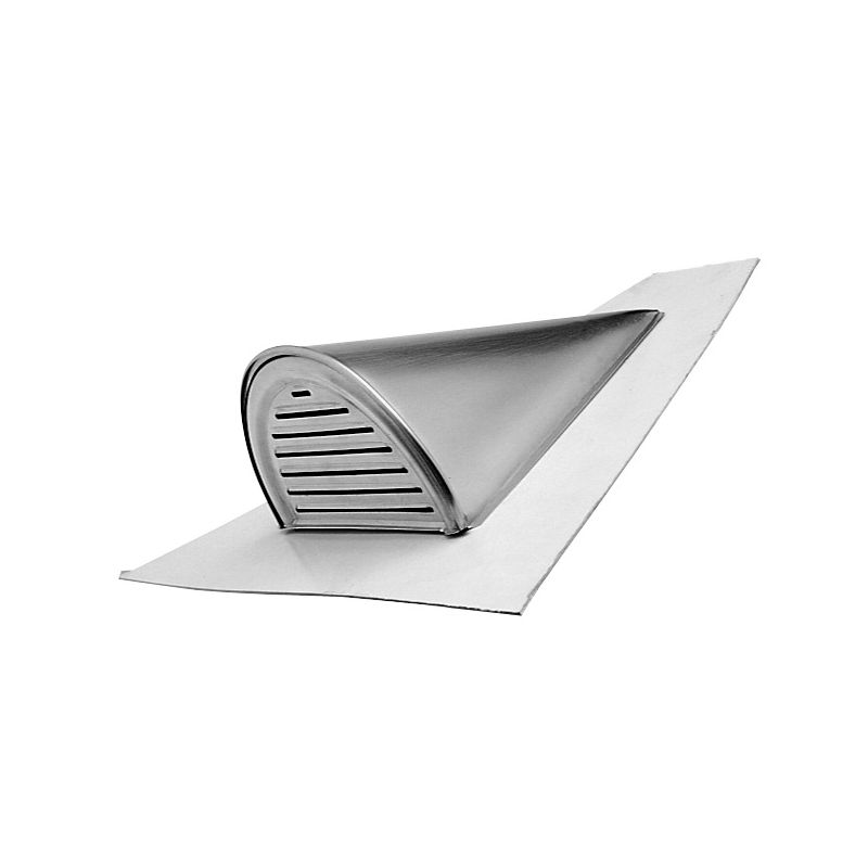 Chatière de ventilation demi-ronde pour couverture en ardoise