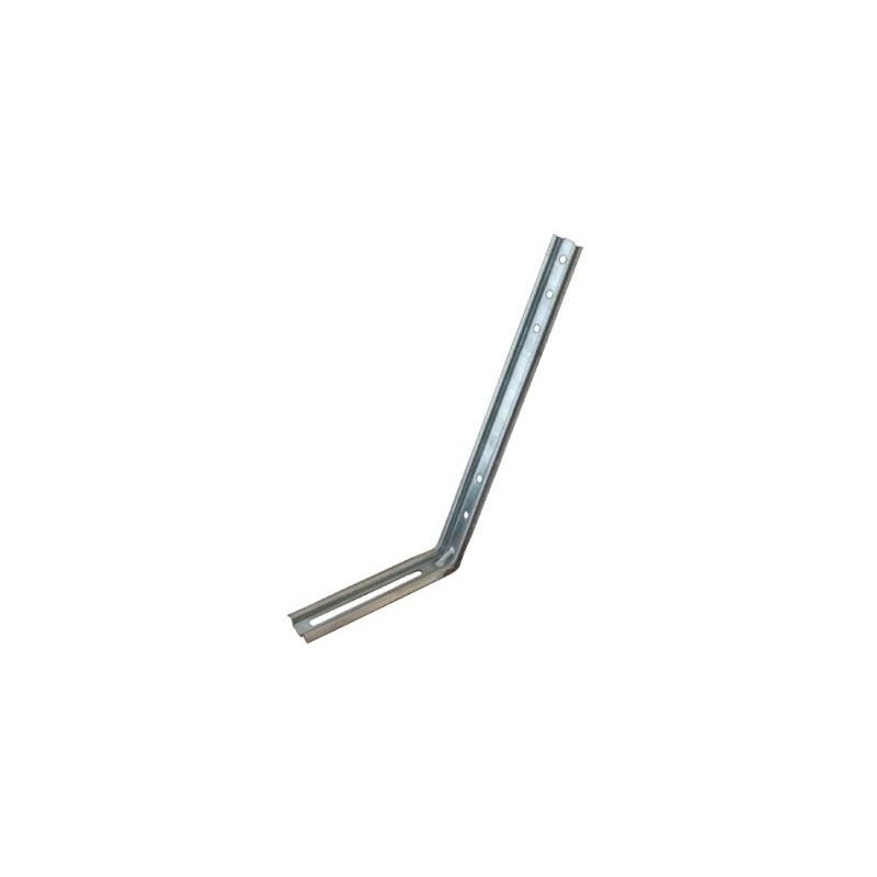 Hampe droite pour fixation gouttière Aluminium sur chevrons