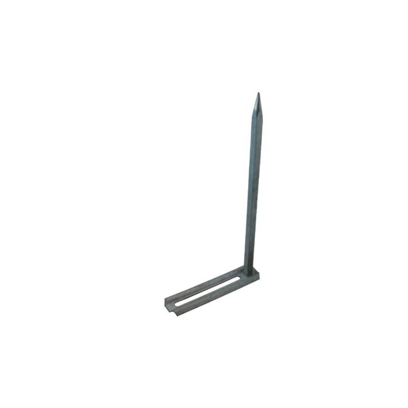 Crochet pointe pour fixation gouttière Aluminium sur genoise