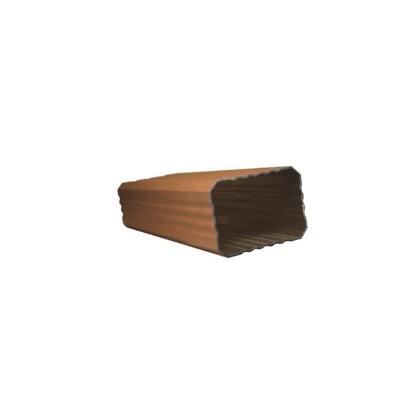 Dauphin Aluminium rectangulaire 60x80 mm coloris et longueur au choix