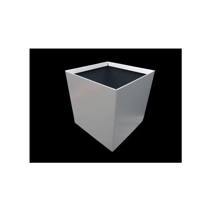 Boite à eau alu 200x200x210 - RAL 9006 Gris