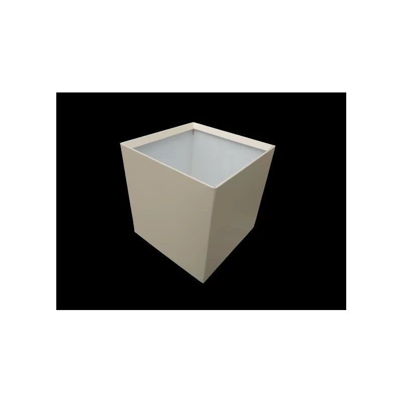 Boite à eau alu 350x350x350 - RAL 1015 Ivoire