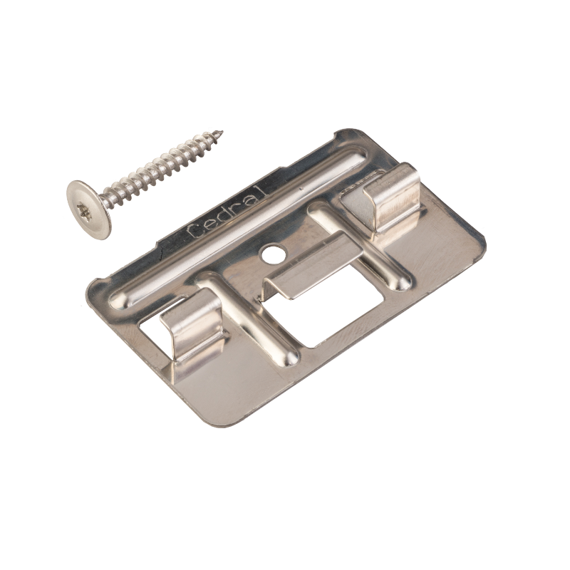 Kit de 250 fixations pour Cédral Click (250 clips Click A2 agrafes + 260 vis)