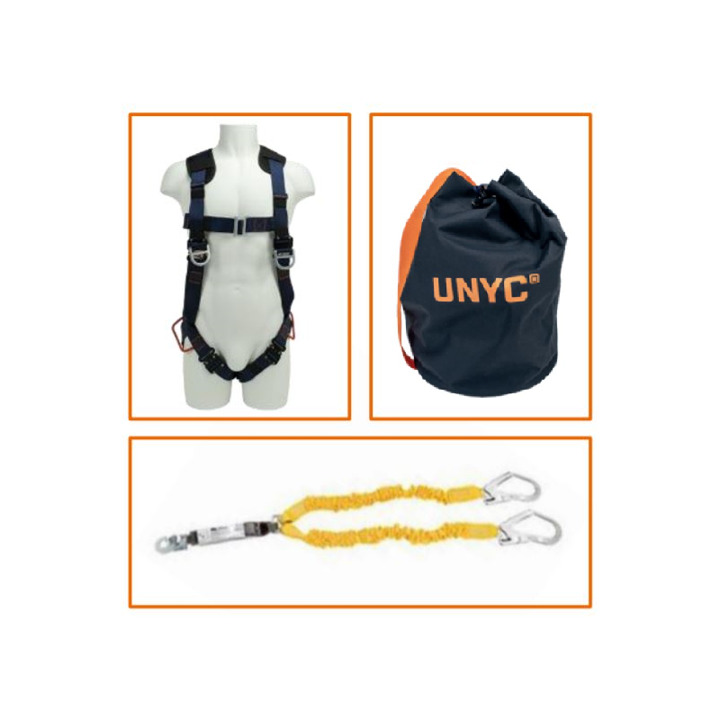 Kit prêt à l'emploi anti-chute Expert Duo Unyc (taille au choix)