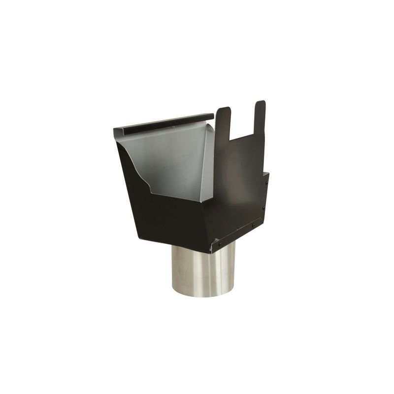 Moignon cylindrique diamètre 80 mm pour gouttière aluminium