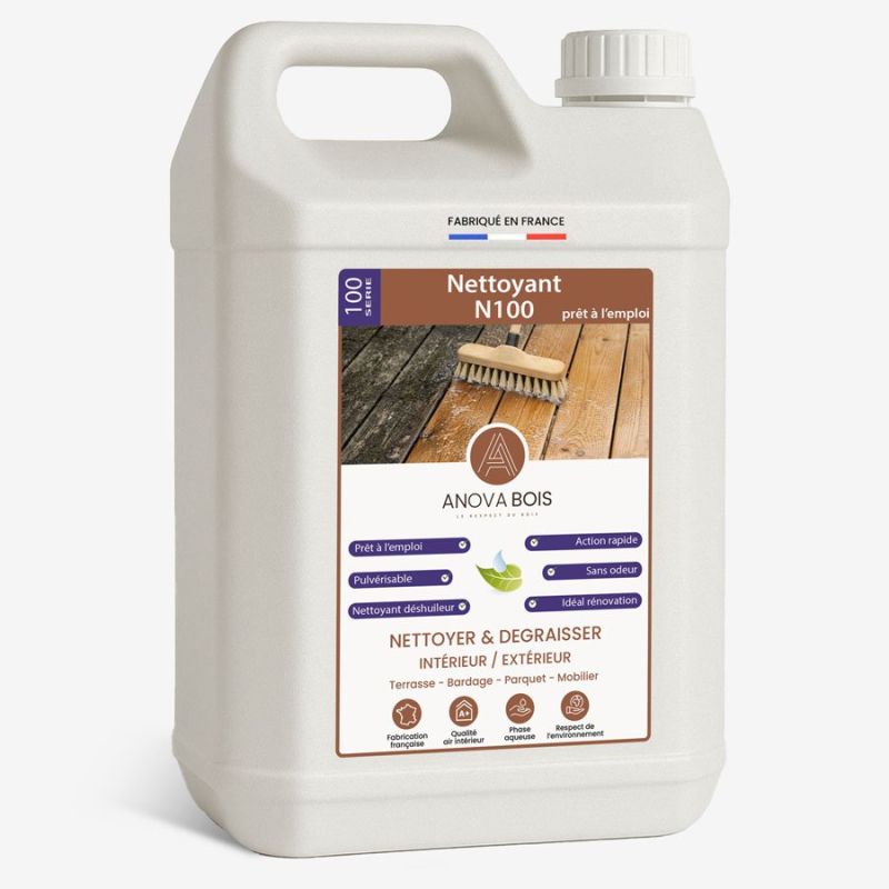 Nettoyant pour bois N100 - Terrasse et meuble en bois AnovaBois