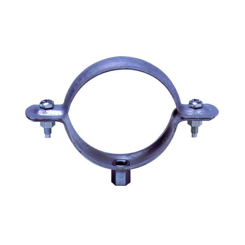 Collier descente gouttière acier galvanisé à chaud embase 7/150