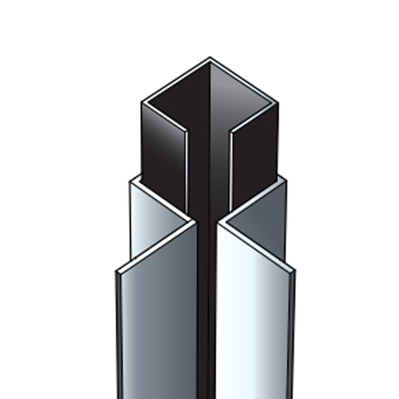 Raccord angle extérieur Cédral Click noir