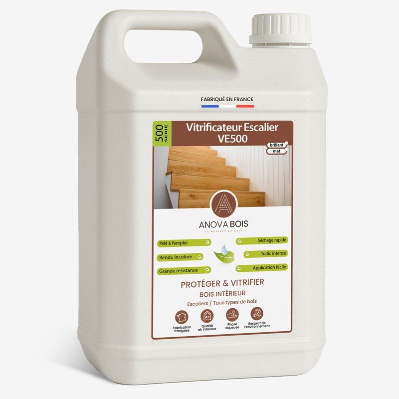 Vitrificateur escalier VE500 - Protection marches et escaliers en bois AnovaBois