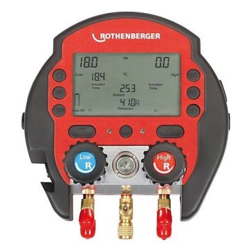 Set Rocool 600 pour mise en service et maintenance des circuits de réfrigération avec 1 pince de température
