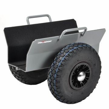 Rouleur porte panneaux 125 mm avec roues pneumatiques