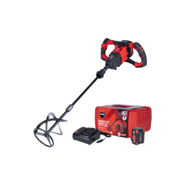 Malaxeur sans fil RUBIMIX E-10 Energy CAS - Ø 120 mm - Avec Batterie 18V + Chargeur + Coffret - RUBI - 26570