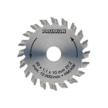 Lames de scie circulaire revêtues de métal renforcé - PROXXON - 28017