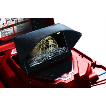 Protection solaire en cuir pour écran Visioval VX Virax