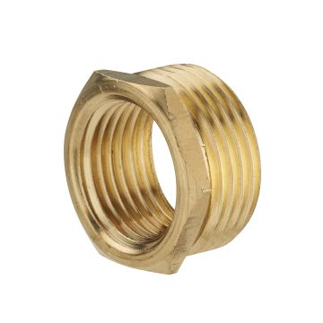 Réduction 6 pans extérieur laiton M3/4' (20x27) NOYON & THIEBAULT - F1/2' (15x21) - 196-2015L1