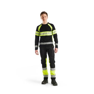 T-shirt manches longues haute-visibilité 35101030 - Couleur au choix