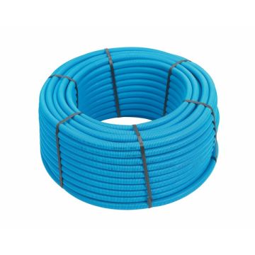 50ml multicouche gainé bleu 10bar-95°-alu 0,2mm-o26x3.0