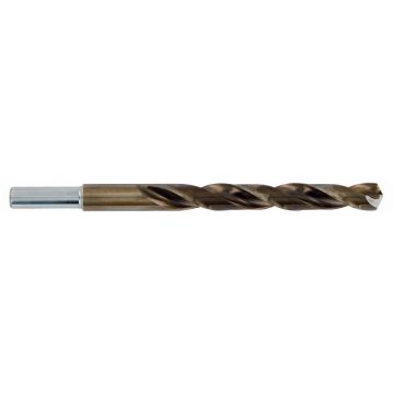 Foret métaux TIVOLY HSSE5% cobalt Ø 16 mm L 178 mm - Pointe en croix - Queue réduite - 11455611600